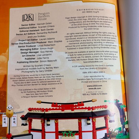LEGO Ninjago Build Your Own Adventure by DK  Ages 6-9 Interactive BOOK ONLY - Picture 8 of 8